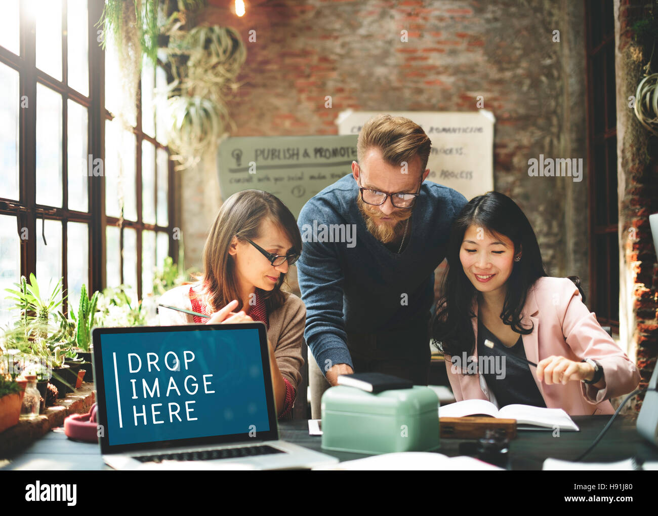 Business Team Meeting Brainstorming Working Concept Stock Photo - Alamy