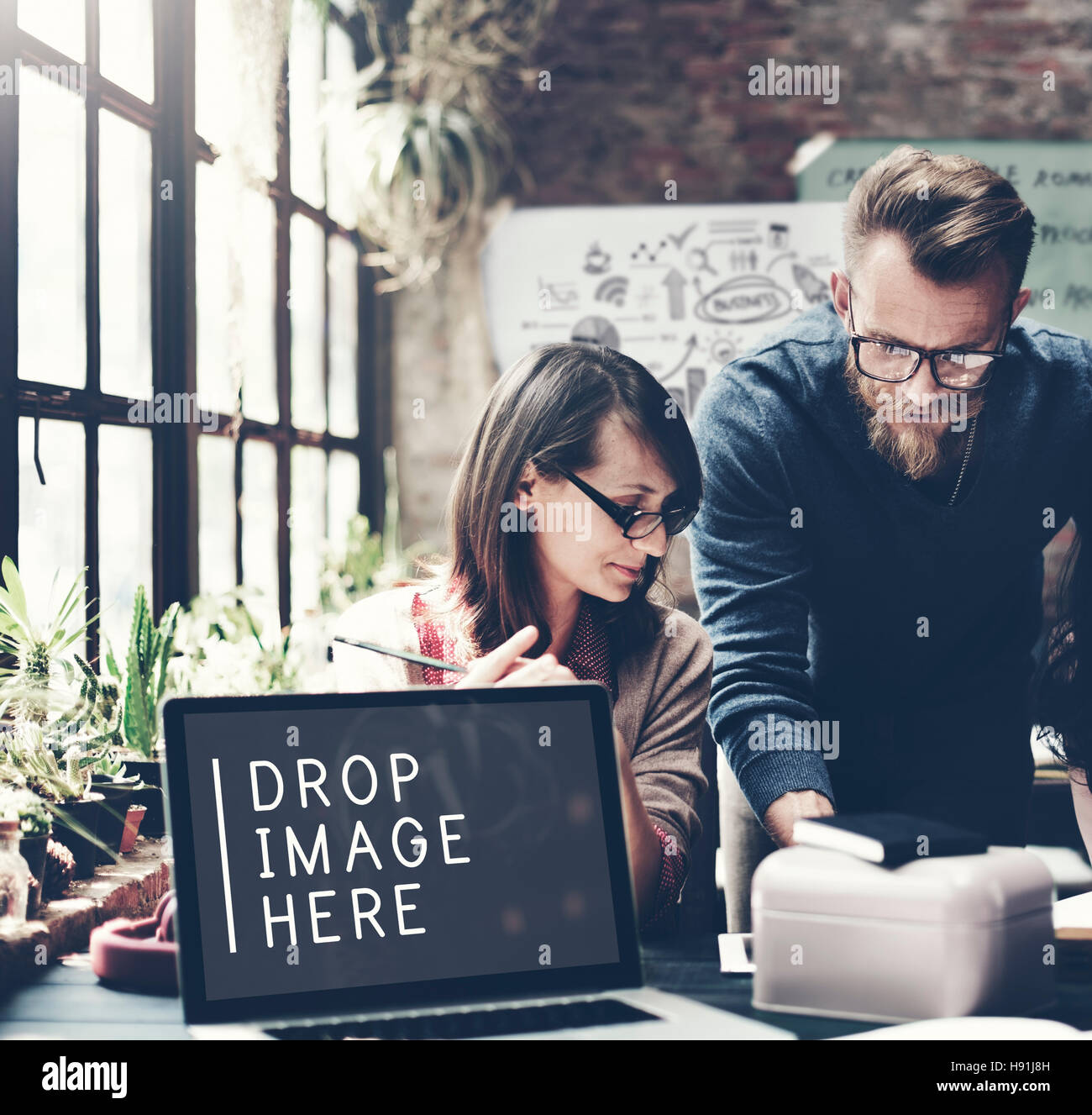 Business Team Meeting Brainstorming Working Concept Stock Photo - Alamy