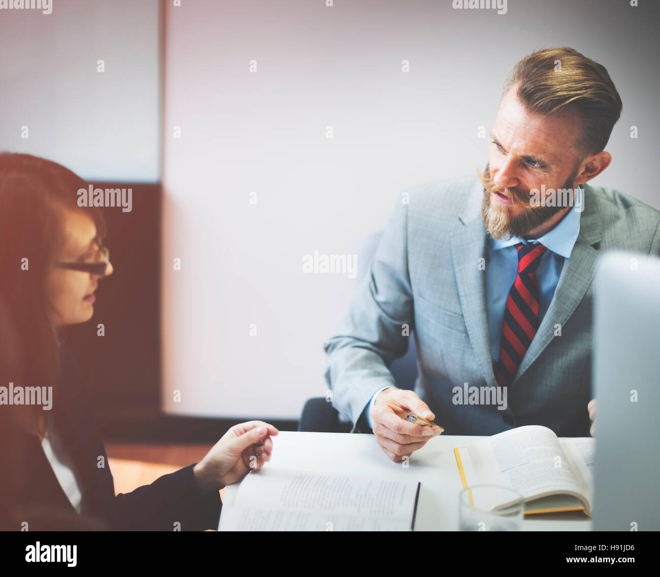 Business People Interview Communication Corporate Concept Stock Photo ...