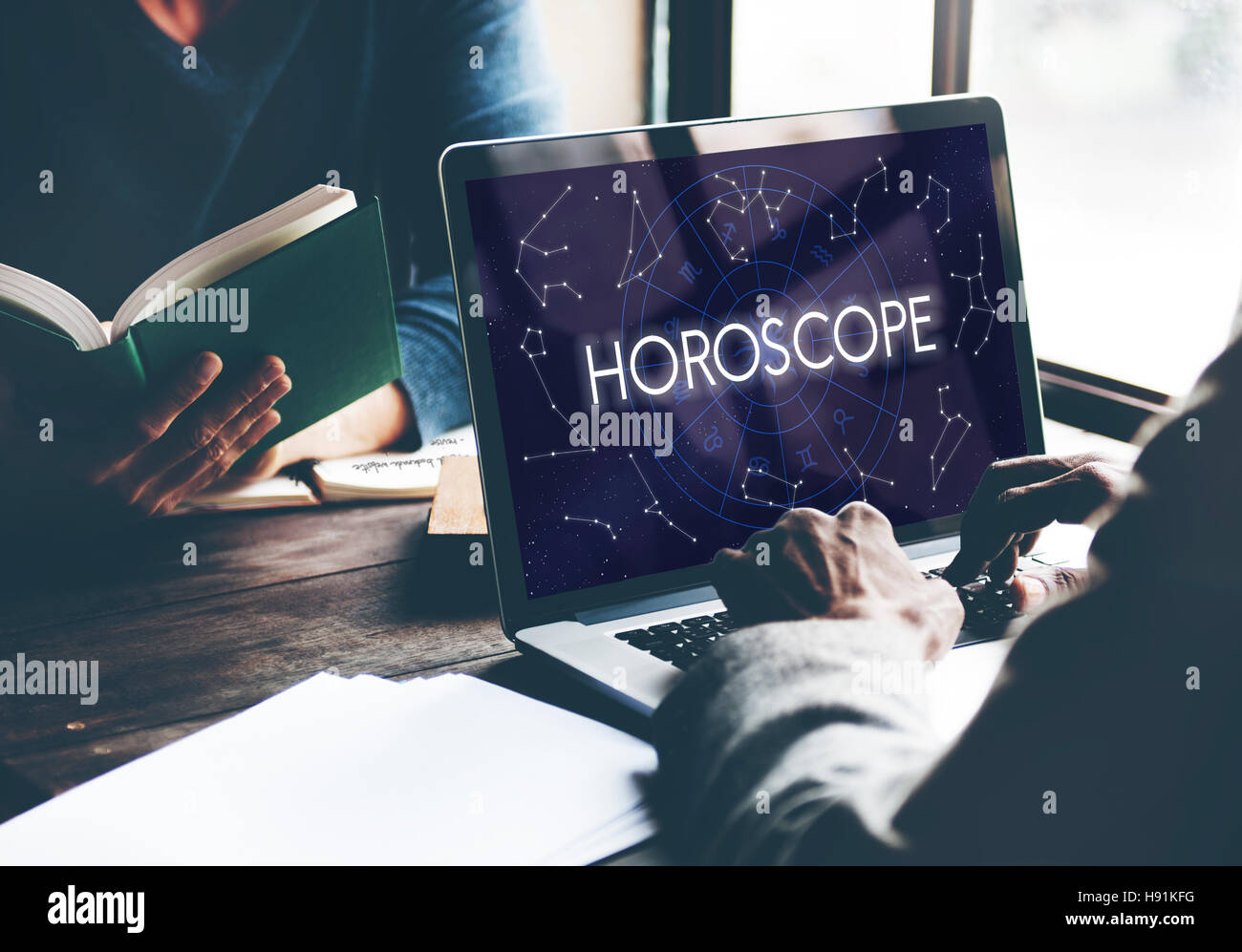 Horoscope Astral Calendar Future Prediction Signs Concept Stock Photo - Alamy