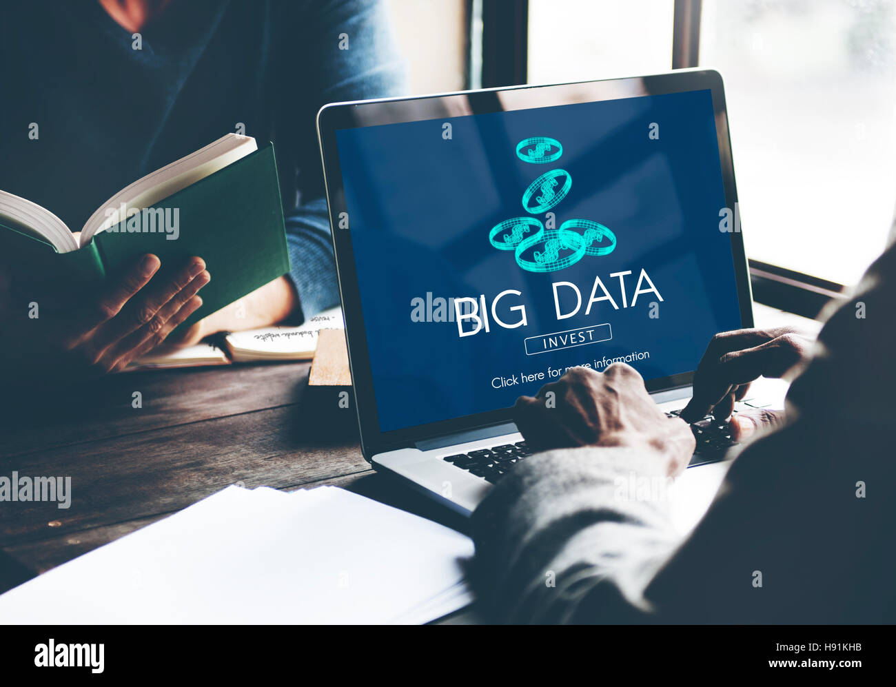 Big Data Digital Information Network Storage Concept Stock Photo