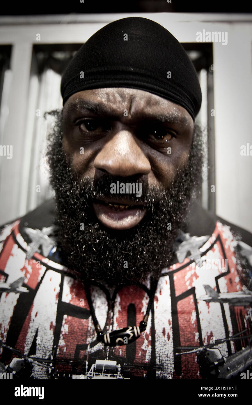 Kevin Ferguson AKA Kimbo Slice at the Mandalay Bay Hotel and Casino on July 10, 2009 in Las Vegas, Nevada. Photo by Francis Specker Stock Photo