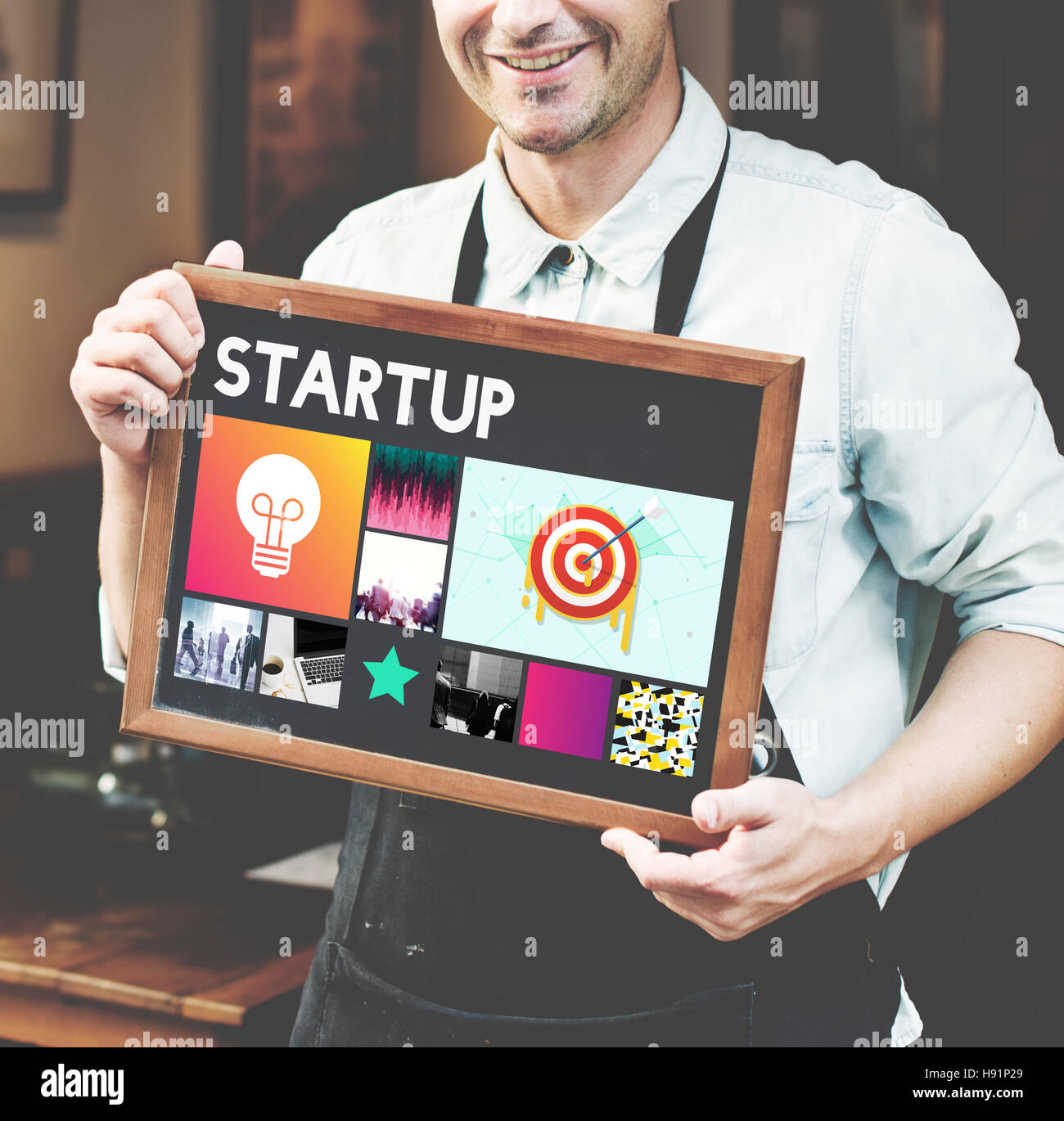 Startup Brand Marketing Vision Concept Stock Photo - Alamy