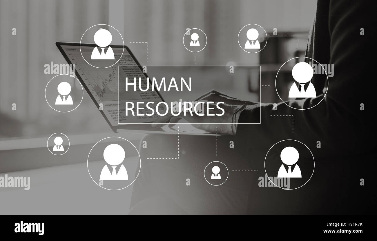 Human Resources Business Profession Graphic Concept Stock Photo - Alamy