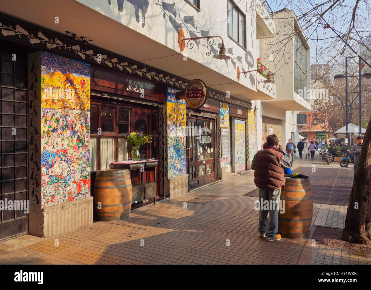 Santiago chile restaurant liguria hi-res stock photography and images ...