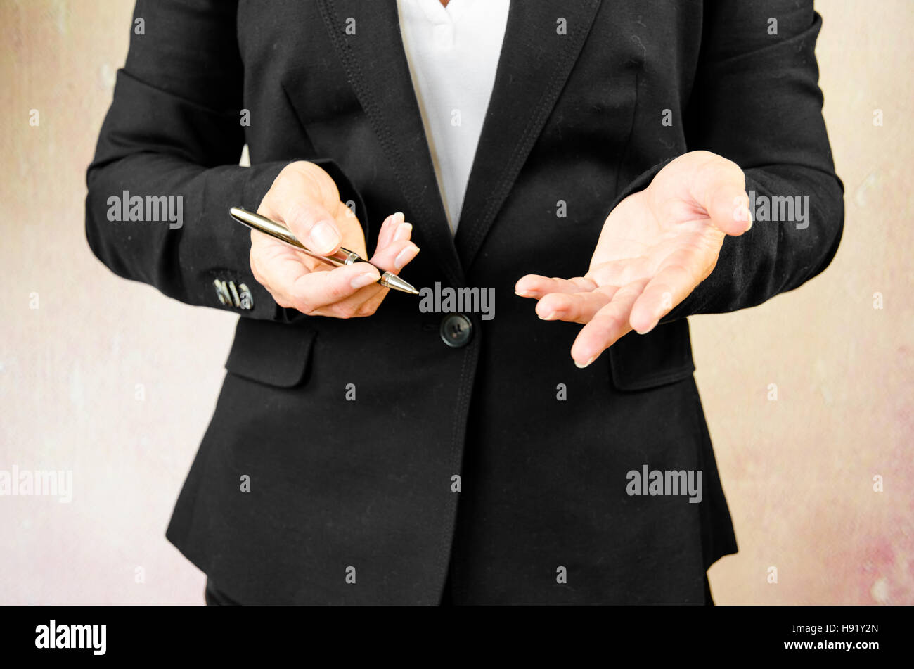 Goal business woman hand hi-res stock photography and images - Alamy