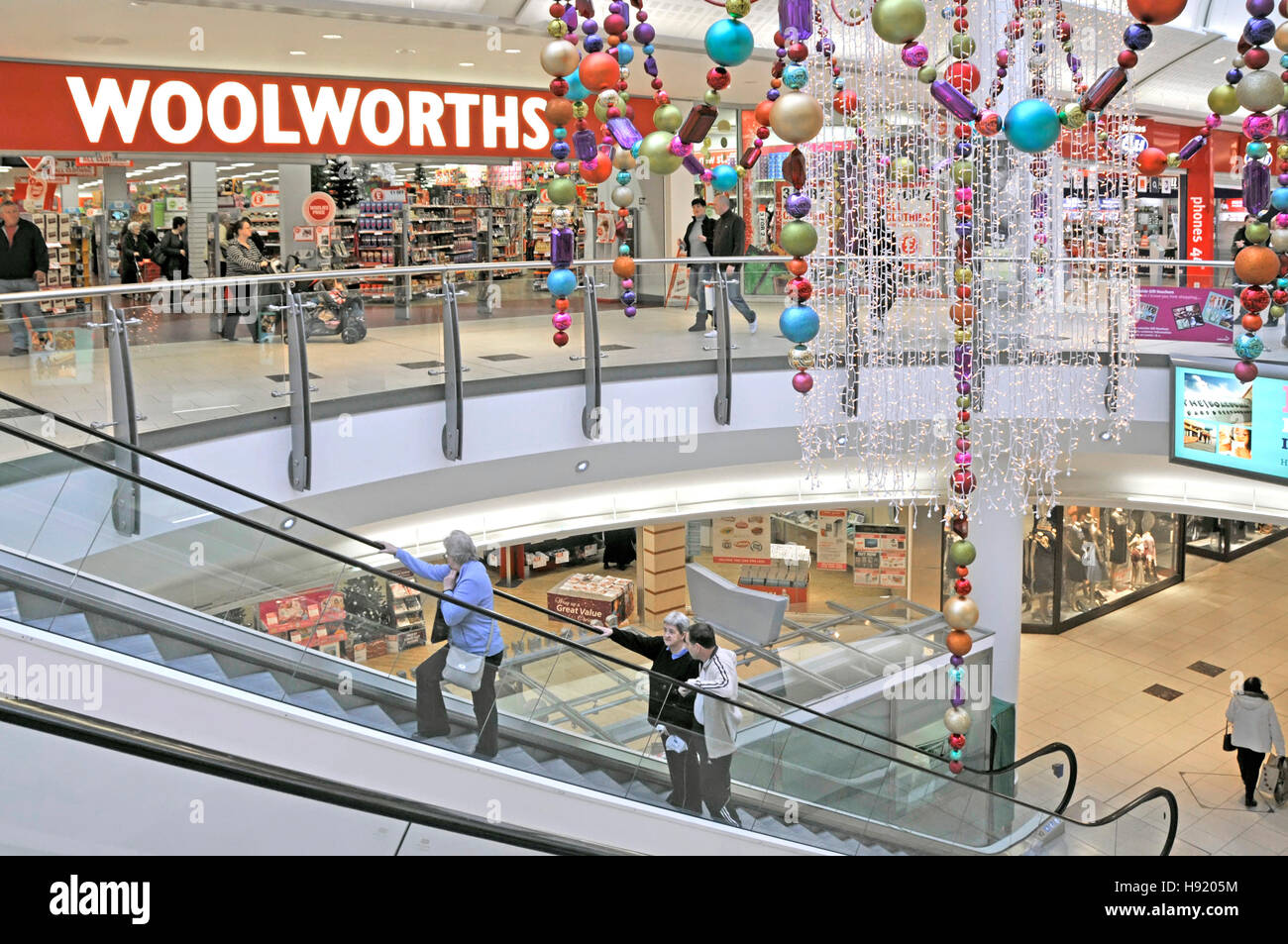 A Christmas scene in Robinsons Galleria shopping mall, Cebu City