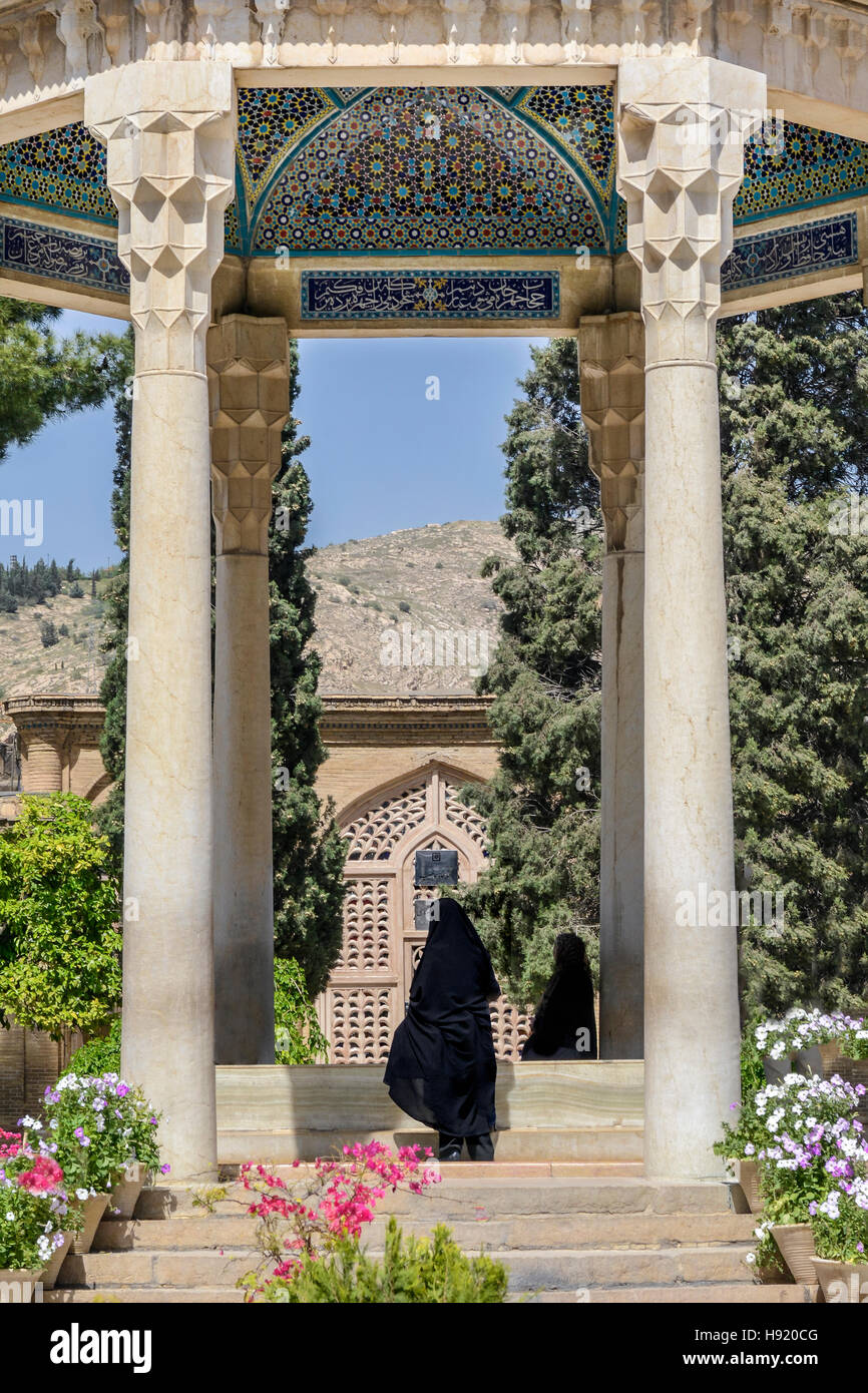 Hafez Mausoleum in Shiraz Iran Stock Photo