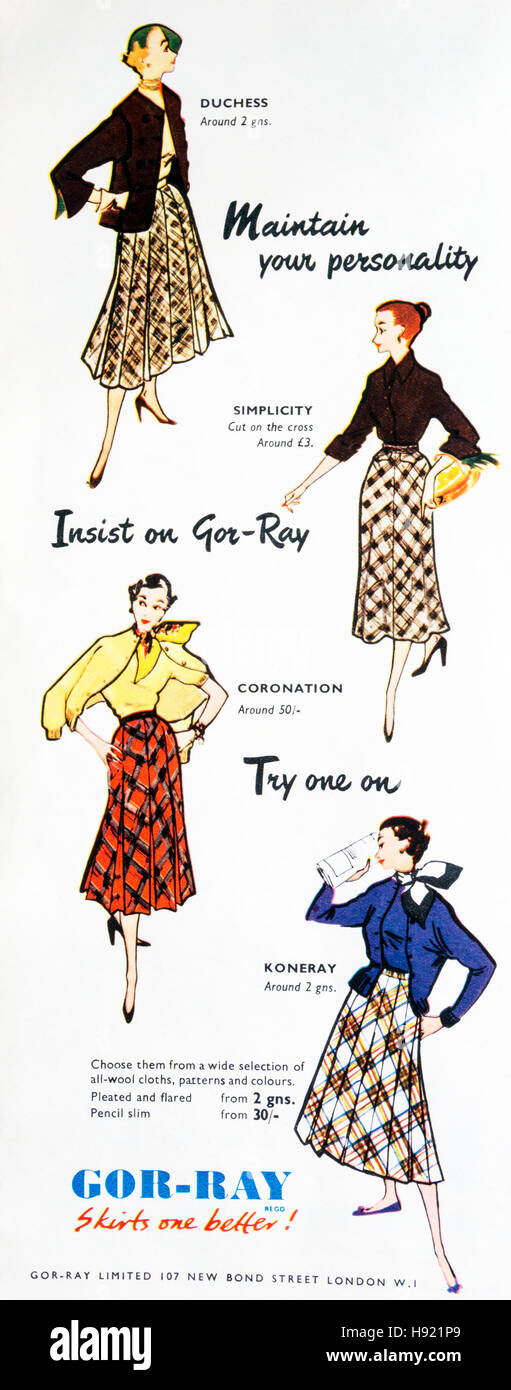 A Look Back at Fashion Ads from the 1950s - Attire Club by Fraquoh