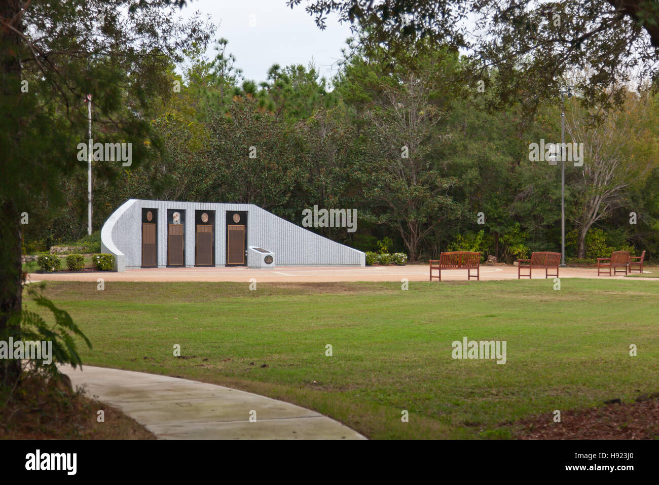 Explosive Ordnance Disposal (EOD) Memorial at Eglin Air Force Base in Florida. A memorial to all
