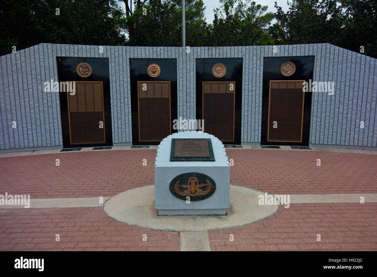 Explosive Ordnance Disposal (EOD) Memorial at Eglin Air Force Base in