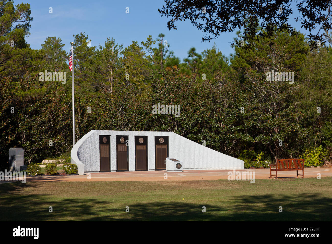 Explosive Ordnance Disposal (EOD) Memorial at Eglin Air Force Base in Florida. A memorial to all