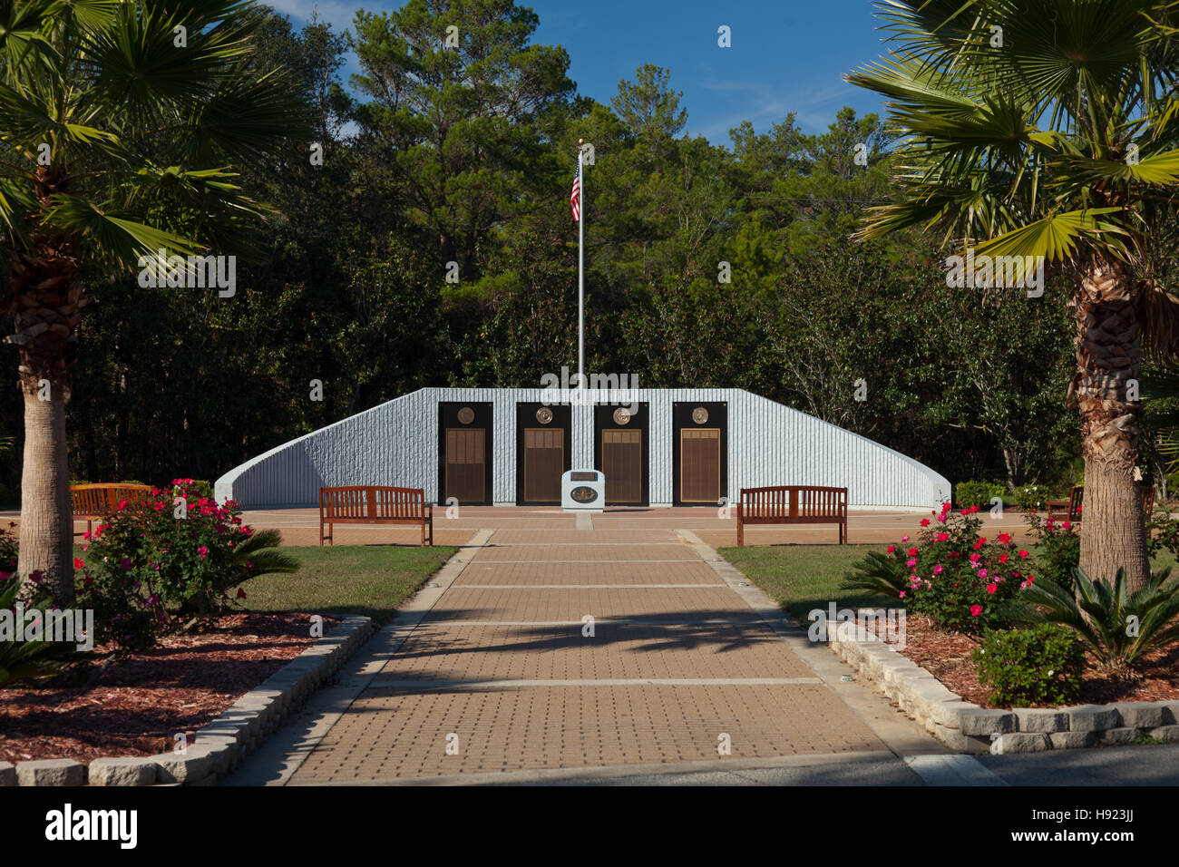 Explosive Ordnance Disposal (EOD) Memorial at Eglin Air Force Base in Florida. A memorial to all