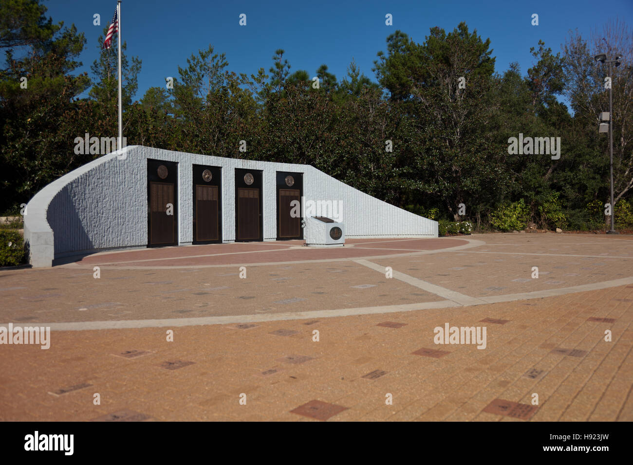 Explosive Ordnance Disposal (EOD) Memorial at Eglin Air Force Base in Florida. A memorial to all