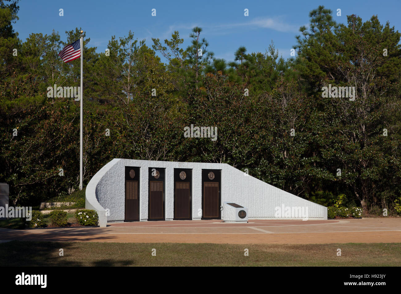 Explosive Ordnance Disposal (EOD) Memorial at Eglin Air Force Base in Florida. A memorial to all