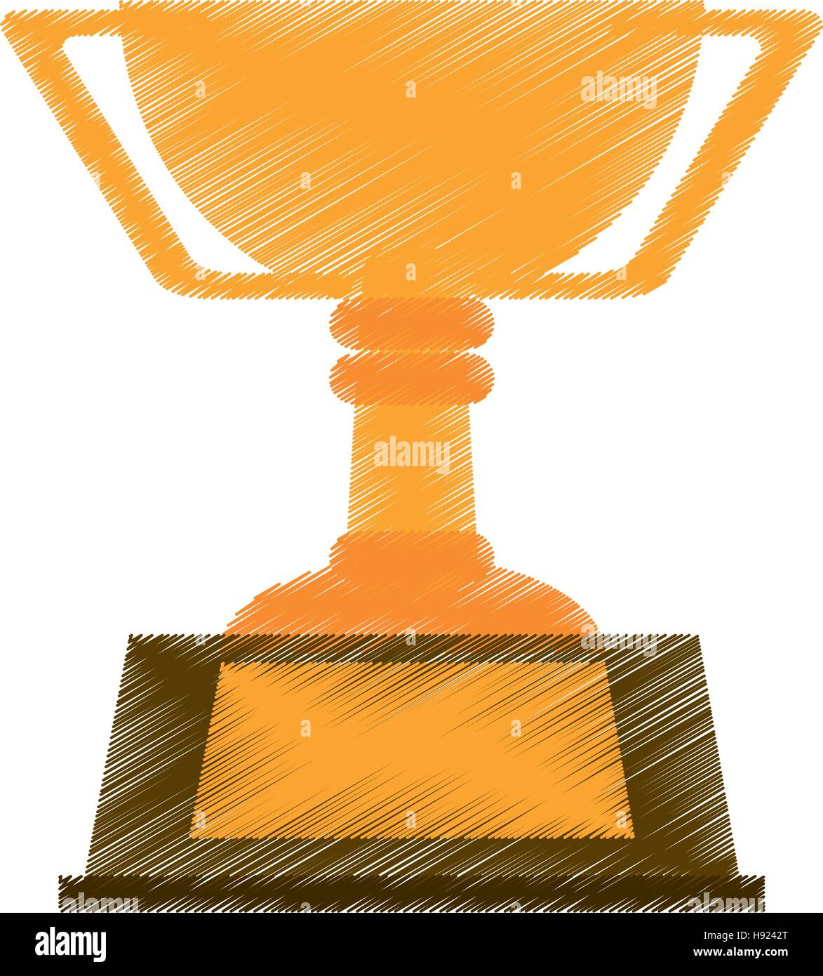 Isolated trophy cup design Stock Vector Image & Art - Alamy