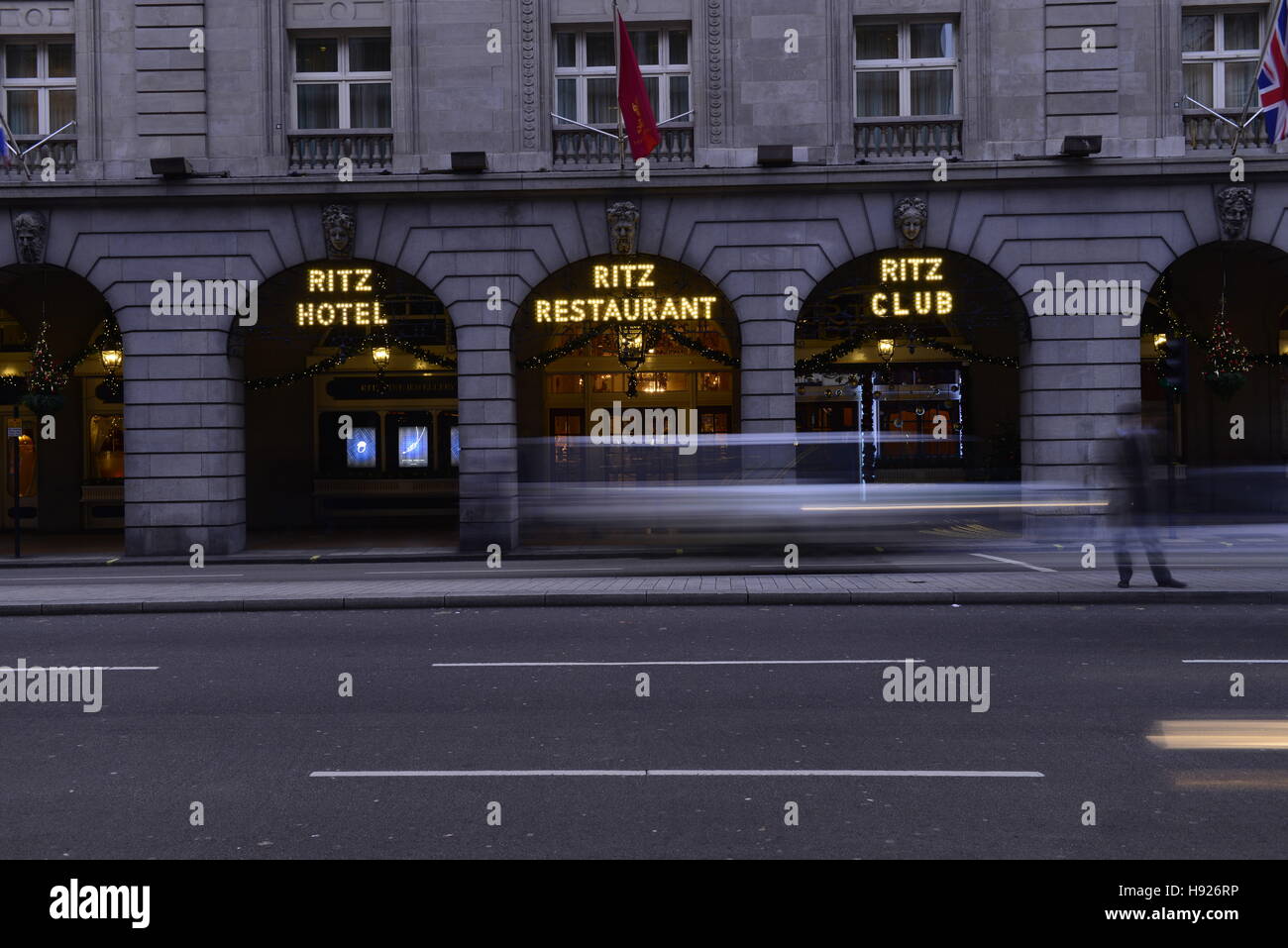 The Ritz Hotel, restaurant, club, London Stock Photo