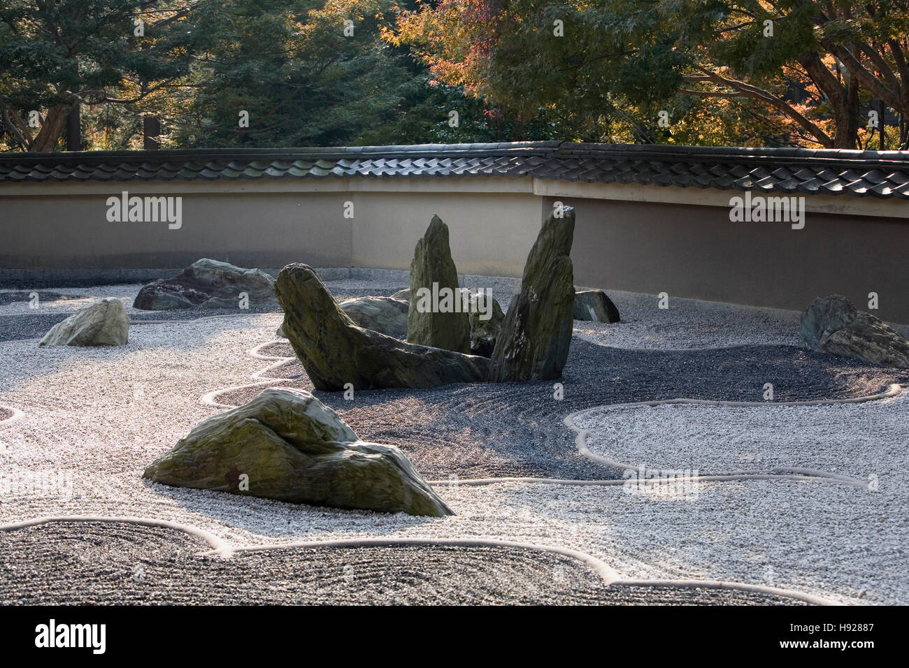 The Zen Garden at Tofuku ji Temple in Kyoto in Japan Stock Photo - Alamy