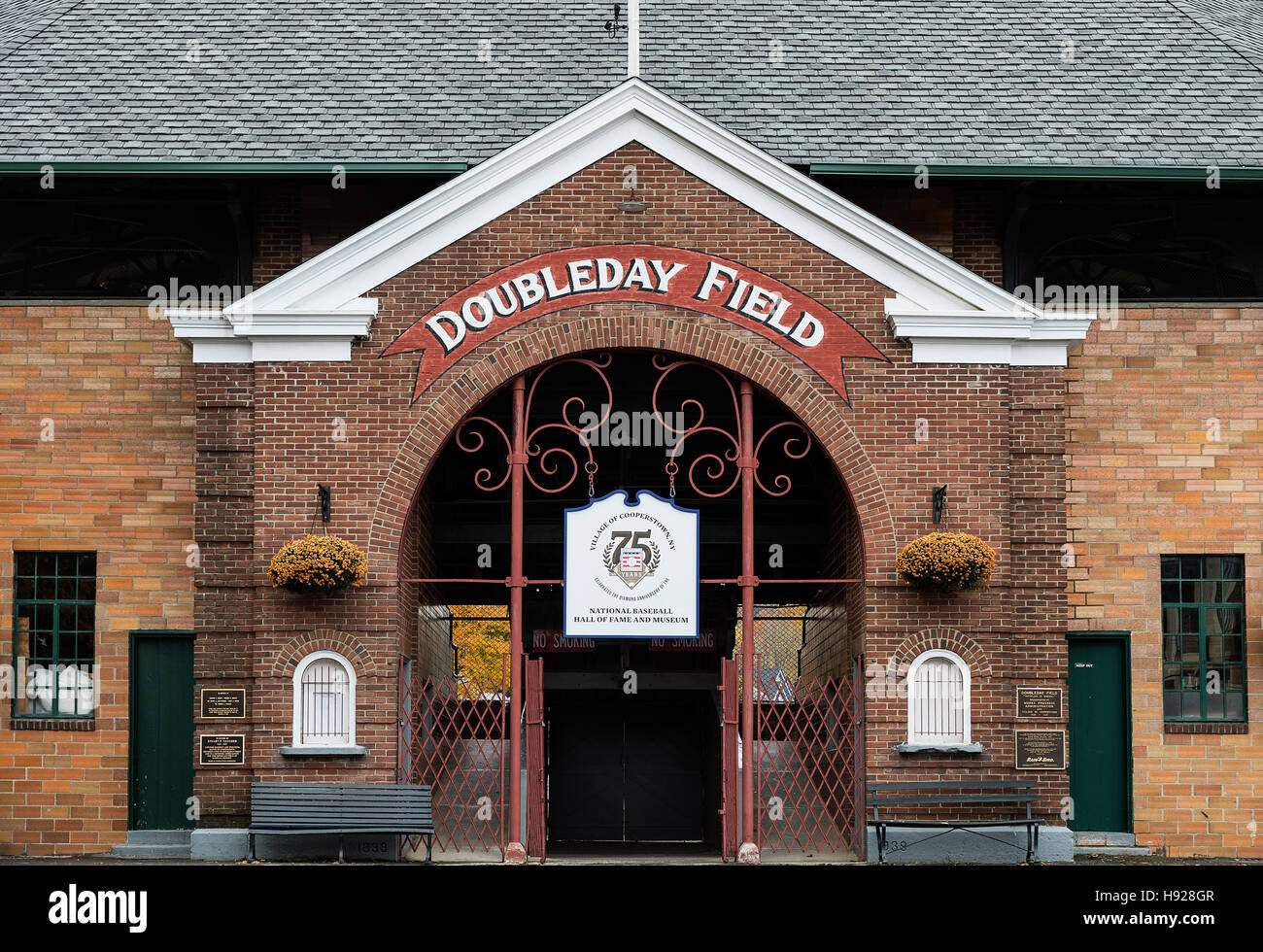 Doubleday Baseball Field Stock Photo Alamy