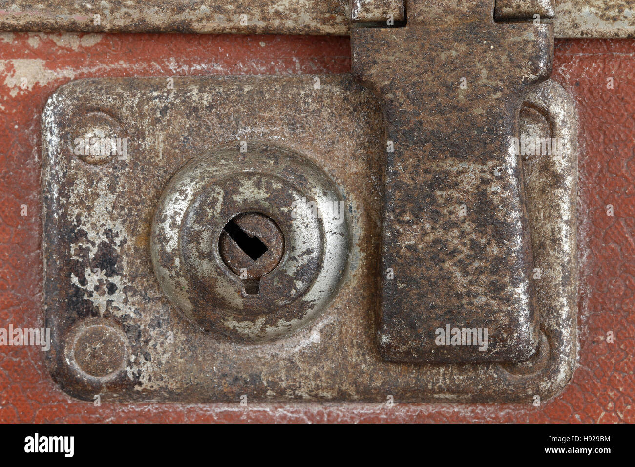 Old suitcase lock Stock Photo Alamy