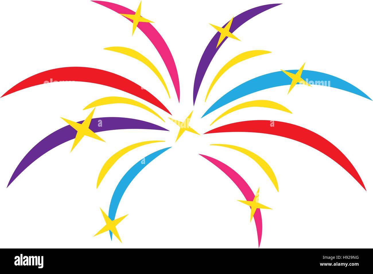 fireworks splash isolated icon vector illustration design Stock Vector ...