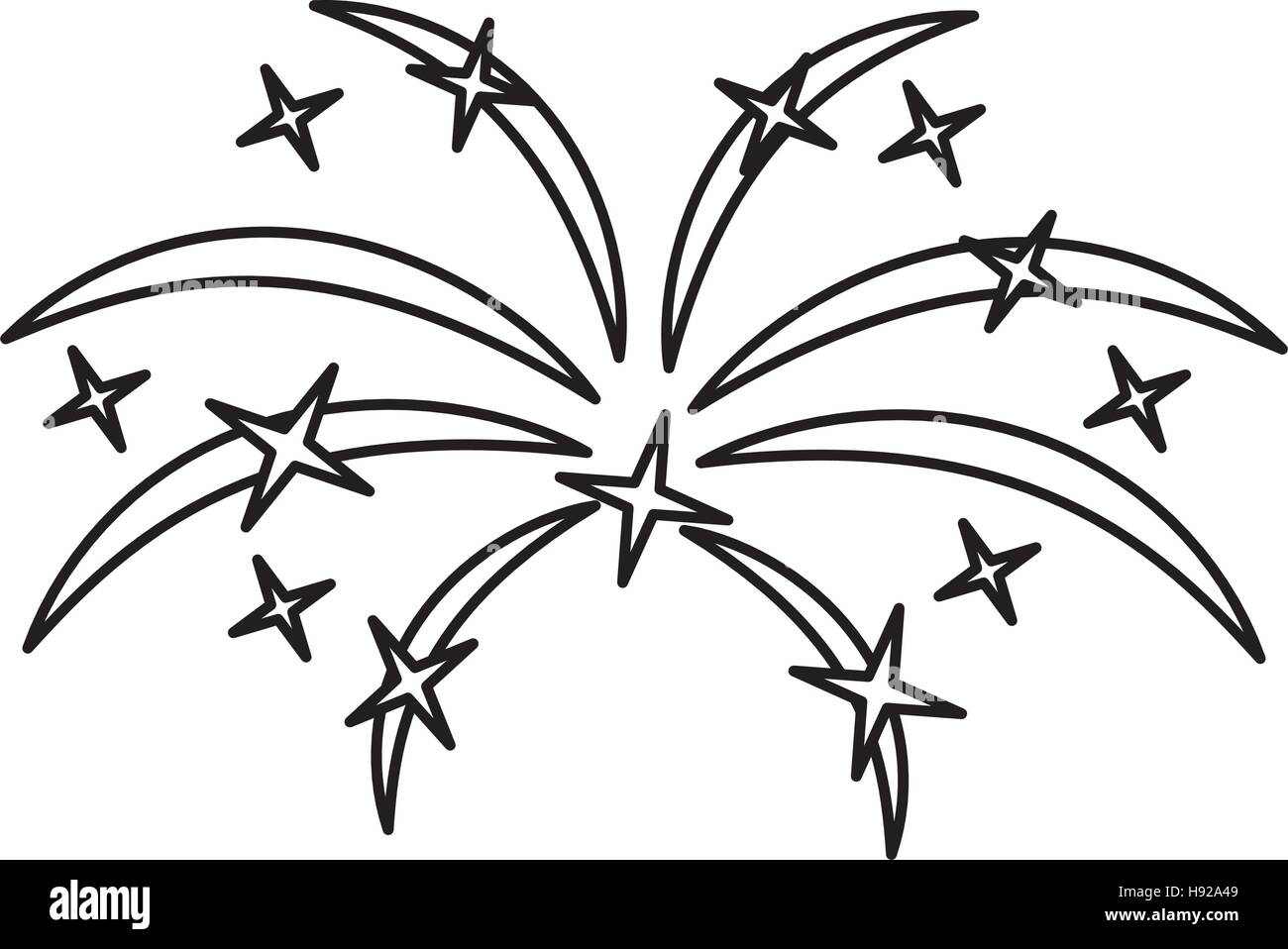 fireworks splash isolated icon vector illustration design Stock Vector ...