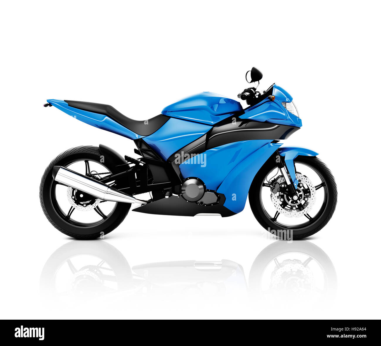 Brandless Motorcycle Motorbike Vehicle Concept Stock Photo Alamy