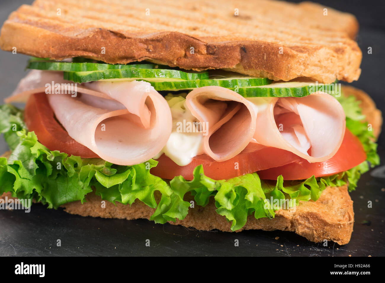 Ham sandwich and tomato hires stock photography and images Alamy