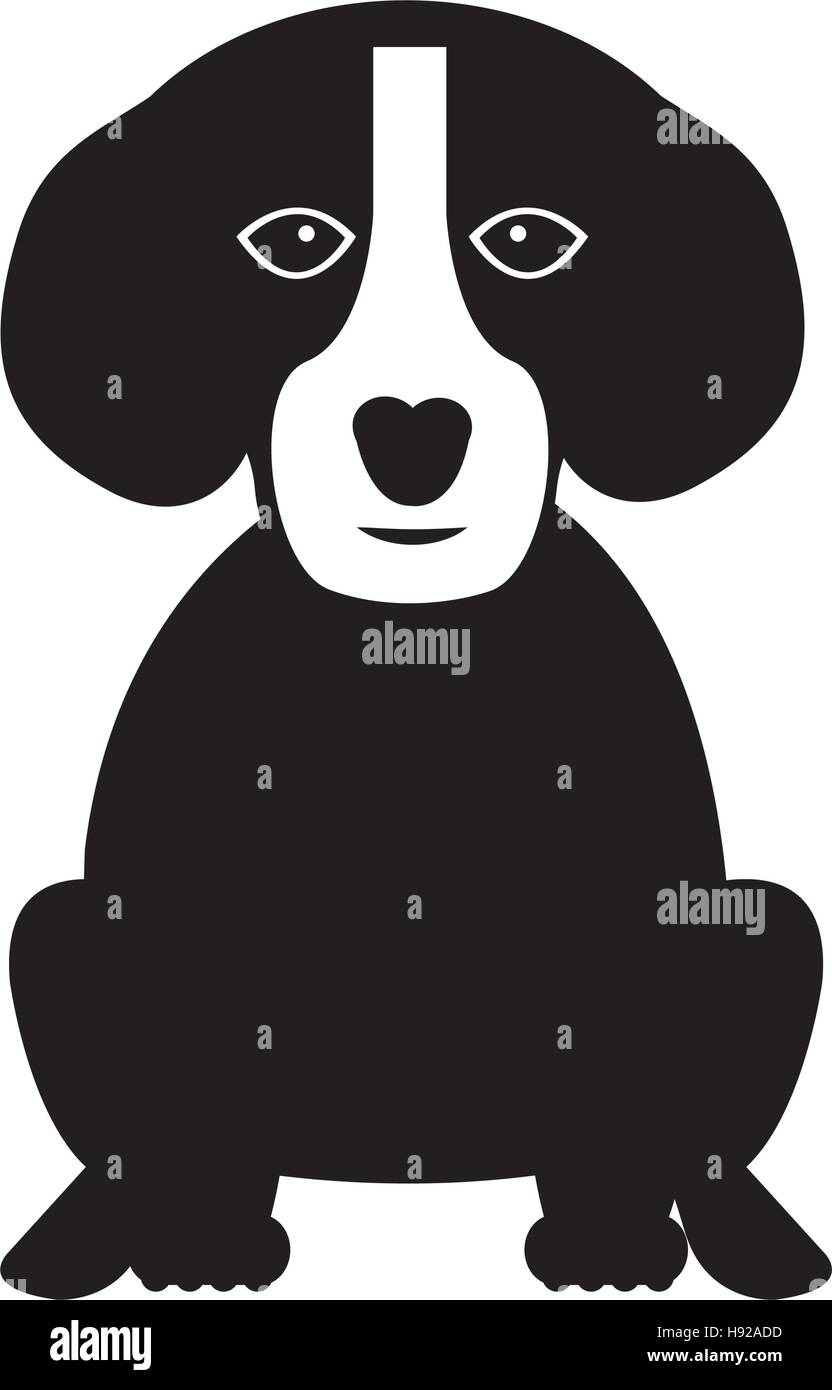cute dog mascot icon vector illustration design Stock Vector Image ...