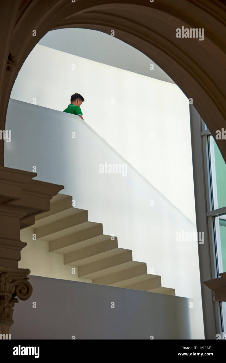 Stairs optical illusion Stock Photo Alamy