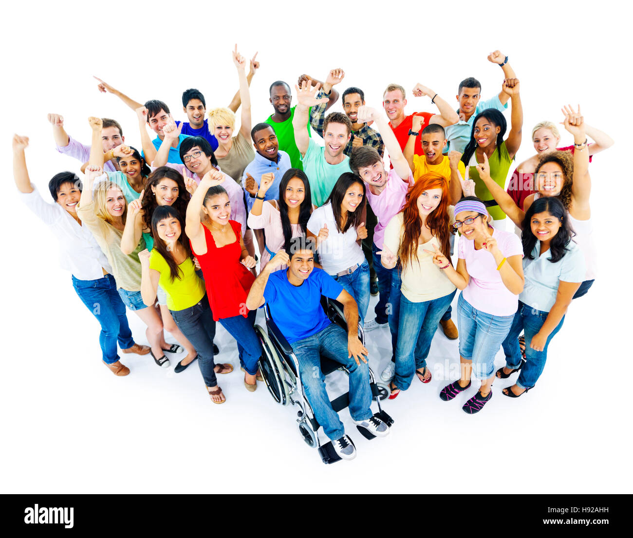 Diversity People Crowd Friends Communication Concept Stock Photo