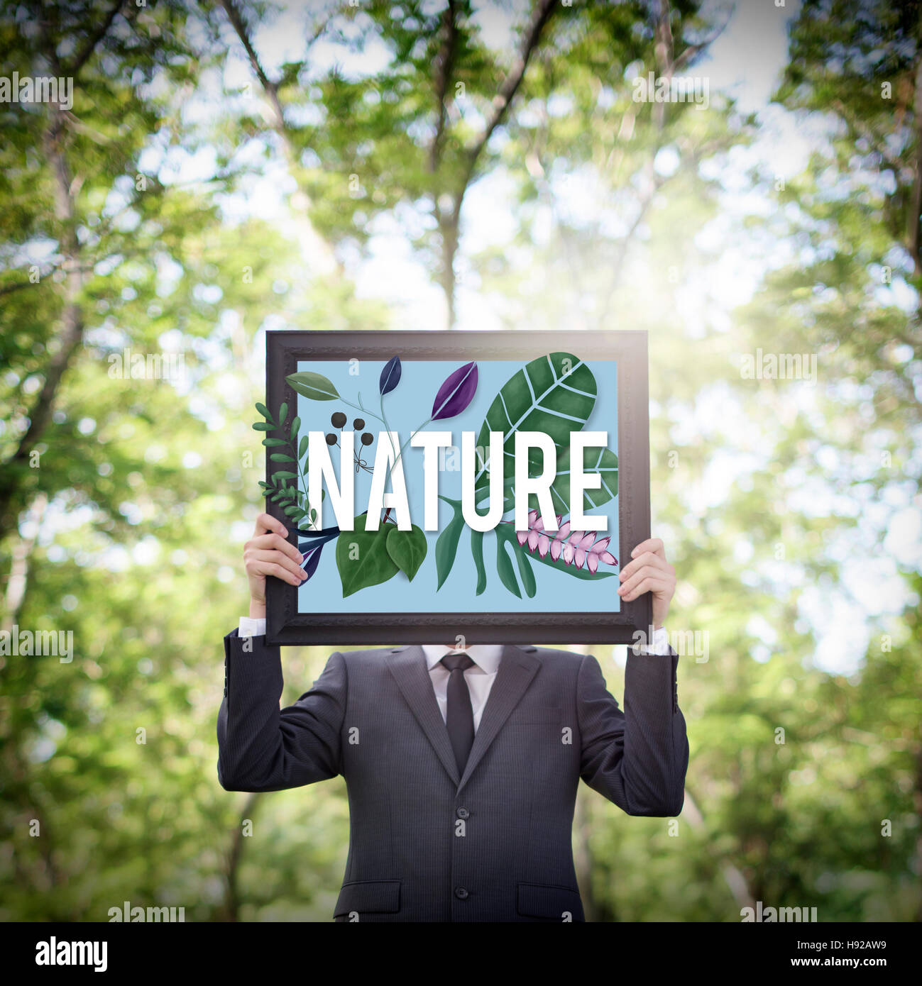 Nature Flower Botanic Plants Concept Stock Photo