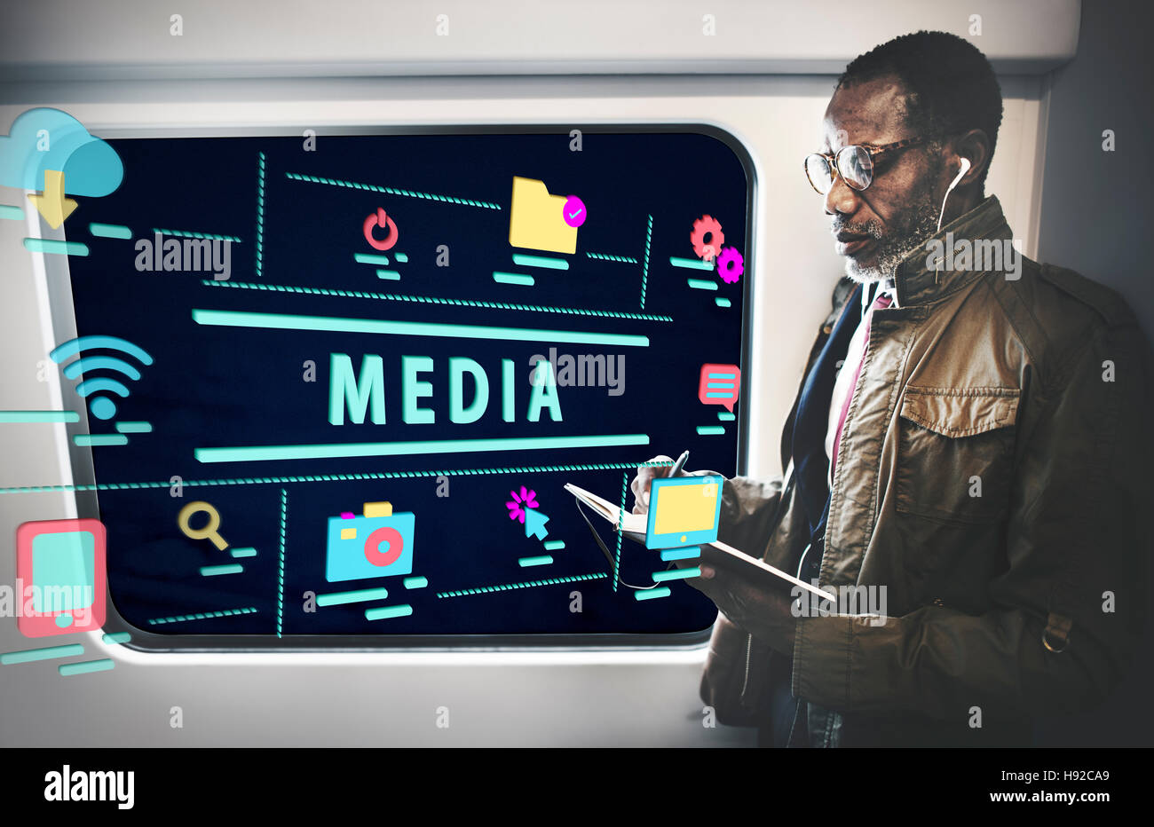 Internet High-Tech Digital Icon Graphic Concept Stock Photo - Alamy