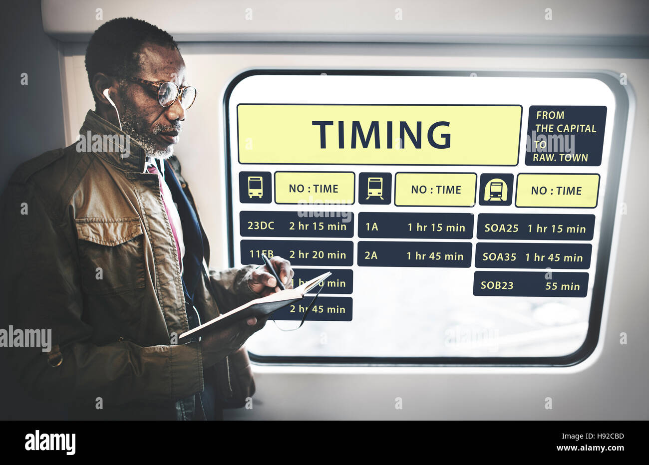 Bus route express terminal hi-res stock photography and images - Alamy