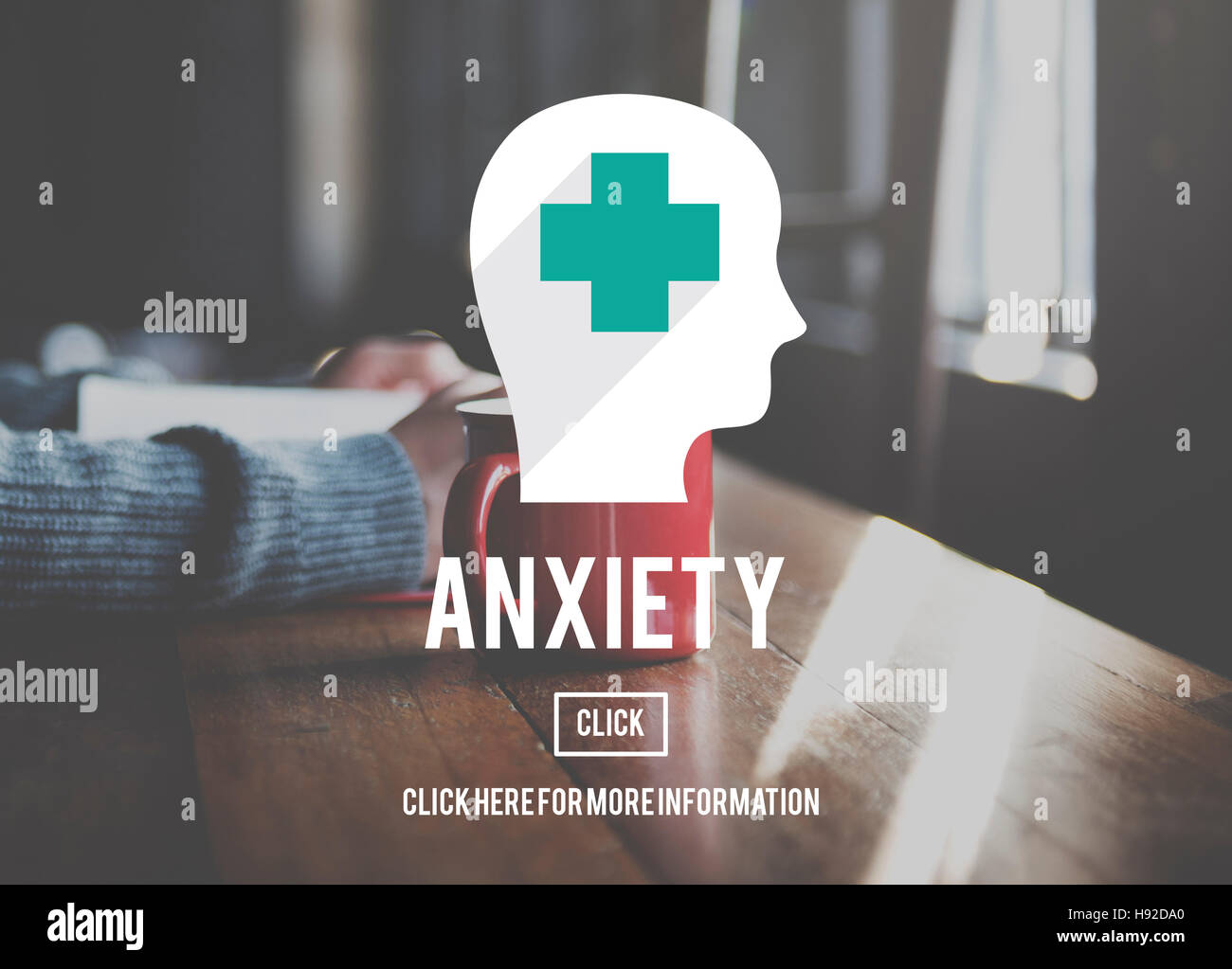 Anxiety Disorder Apprehension Medical Concept Stock Photo