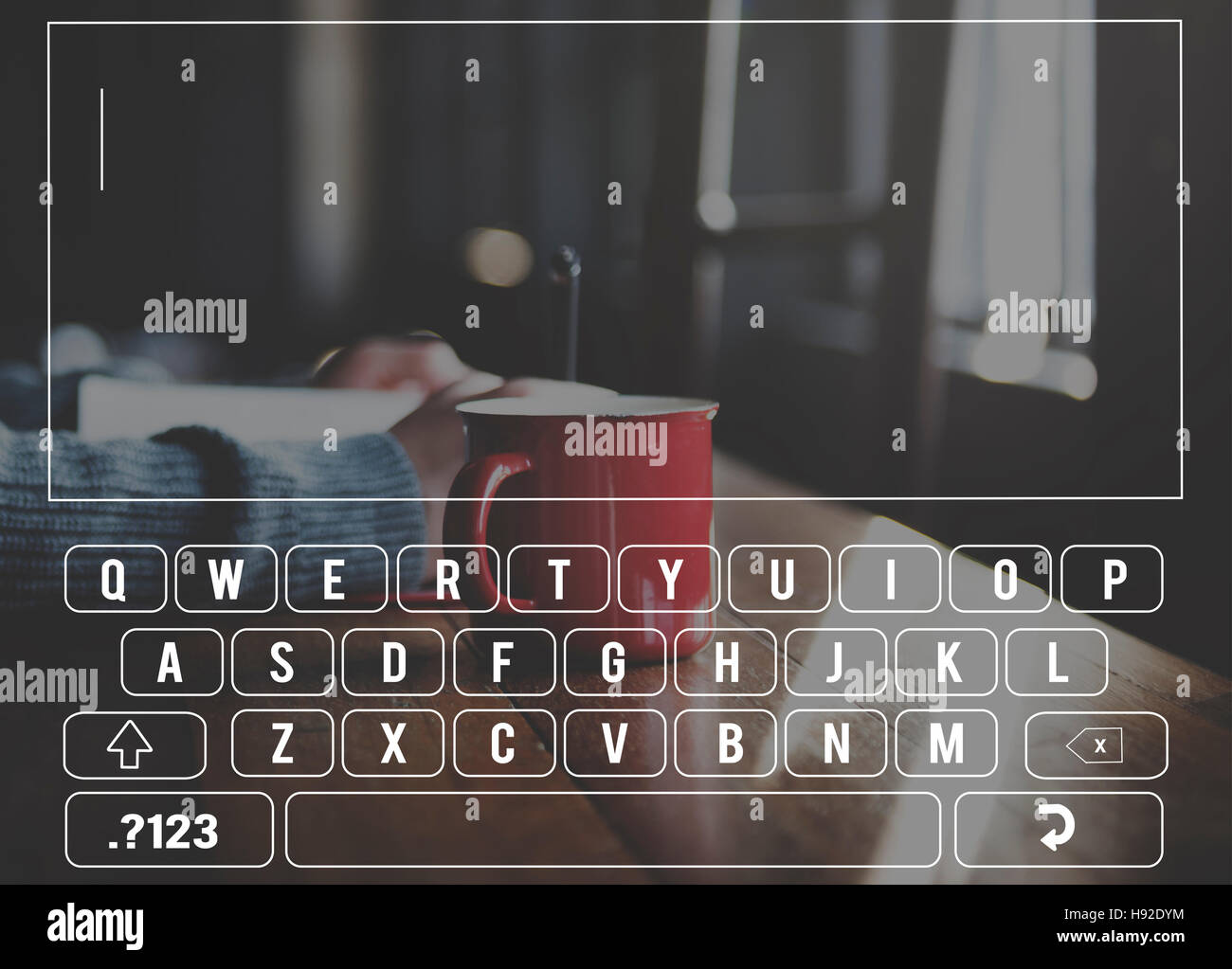 Key Board Message Keypad Technology Concept Stock Photo Alamy