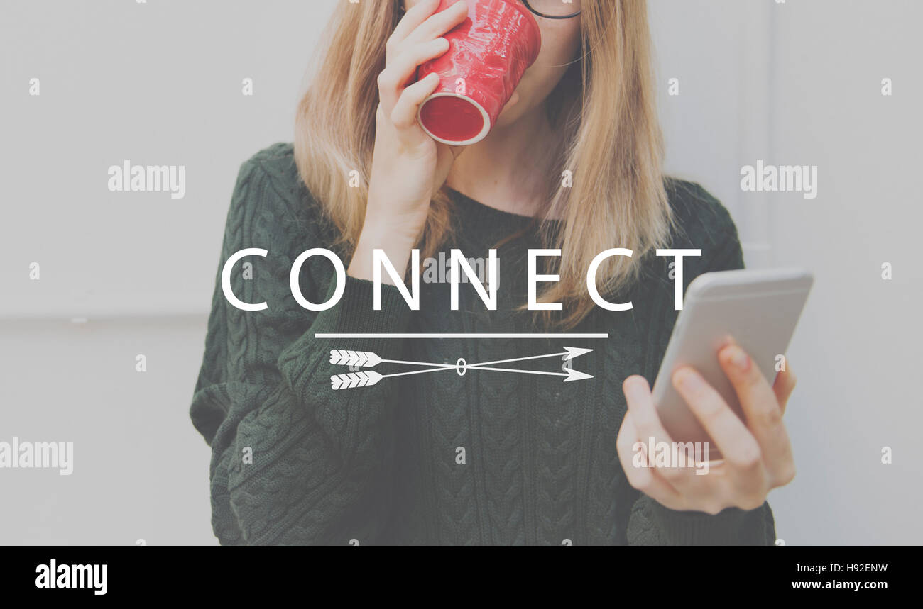 Connect Networking Links Access Interconnection Concept Stock Photo - Alamy