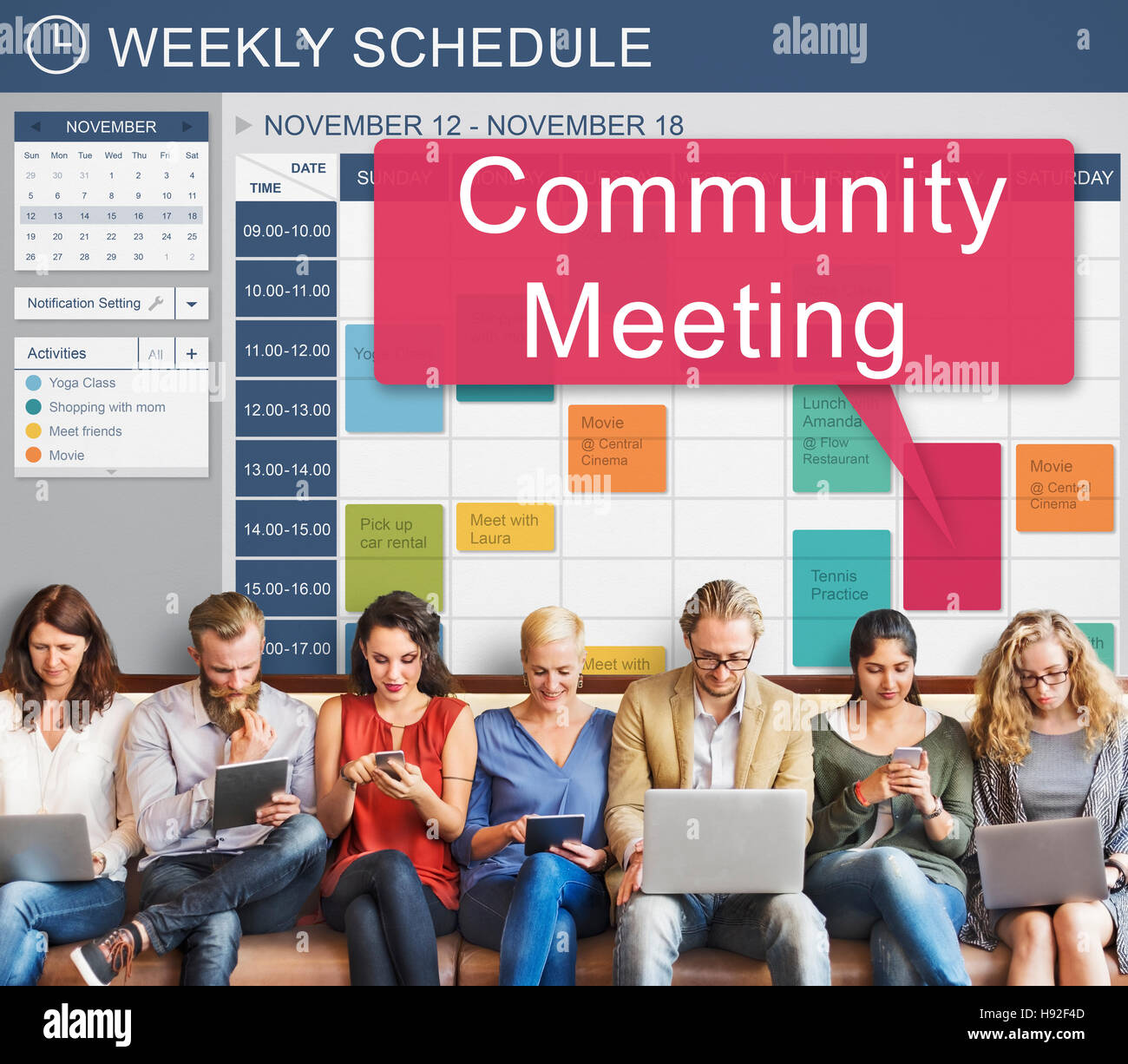 Planning meeting community hi-res stock photography and images - Alamy
