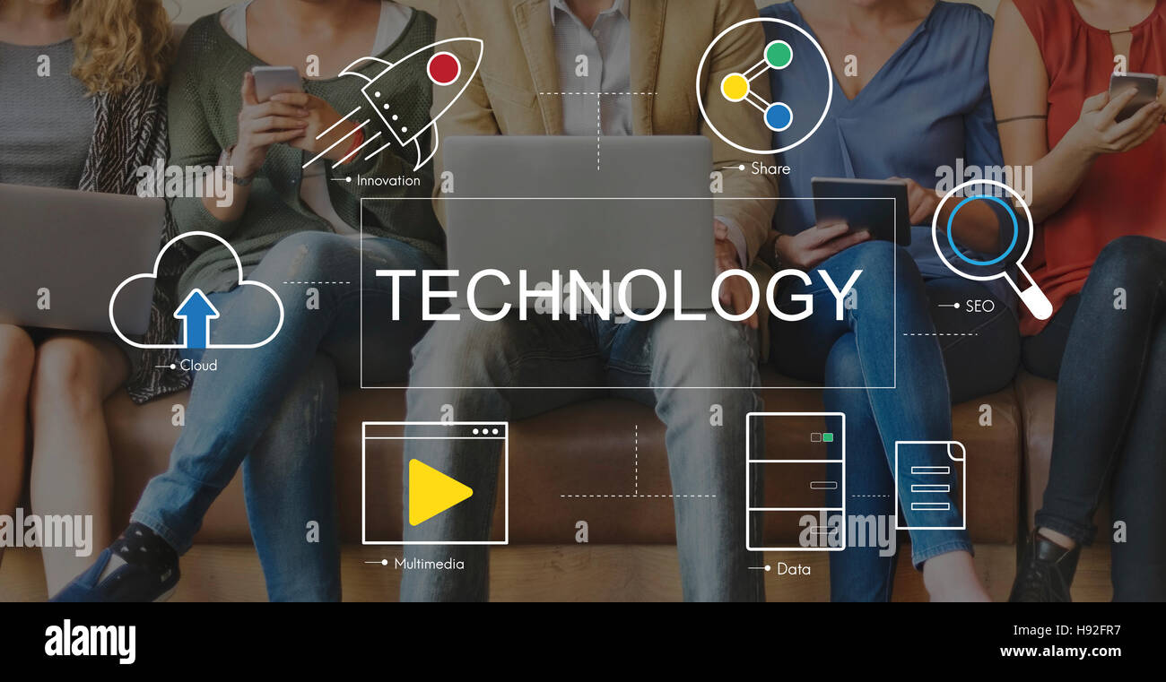 Technology Connecting Cloud Network Concept Stock Photo - Alamy