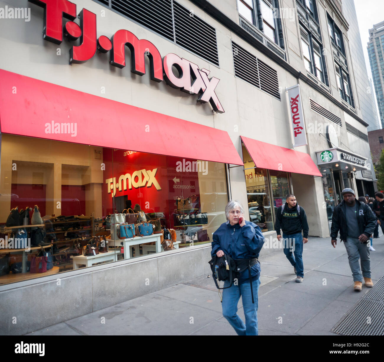 A TJX Cos. brand, T.J. Maxx store in Midtown Manhattan in New York on