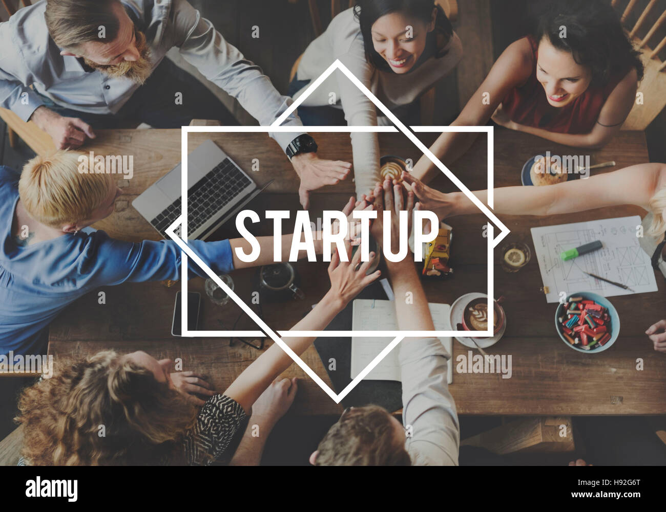 Start Up Aspiration Business Enterprise Launch Concept Stock Photo - Alamy
