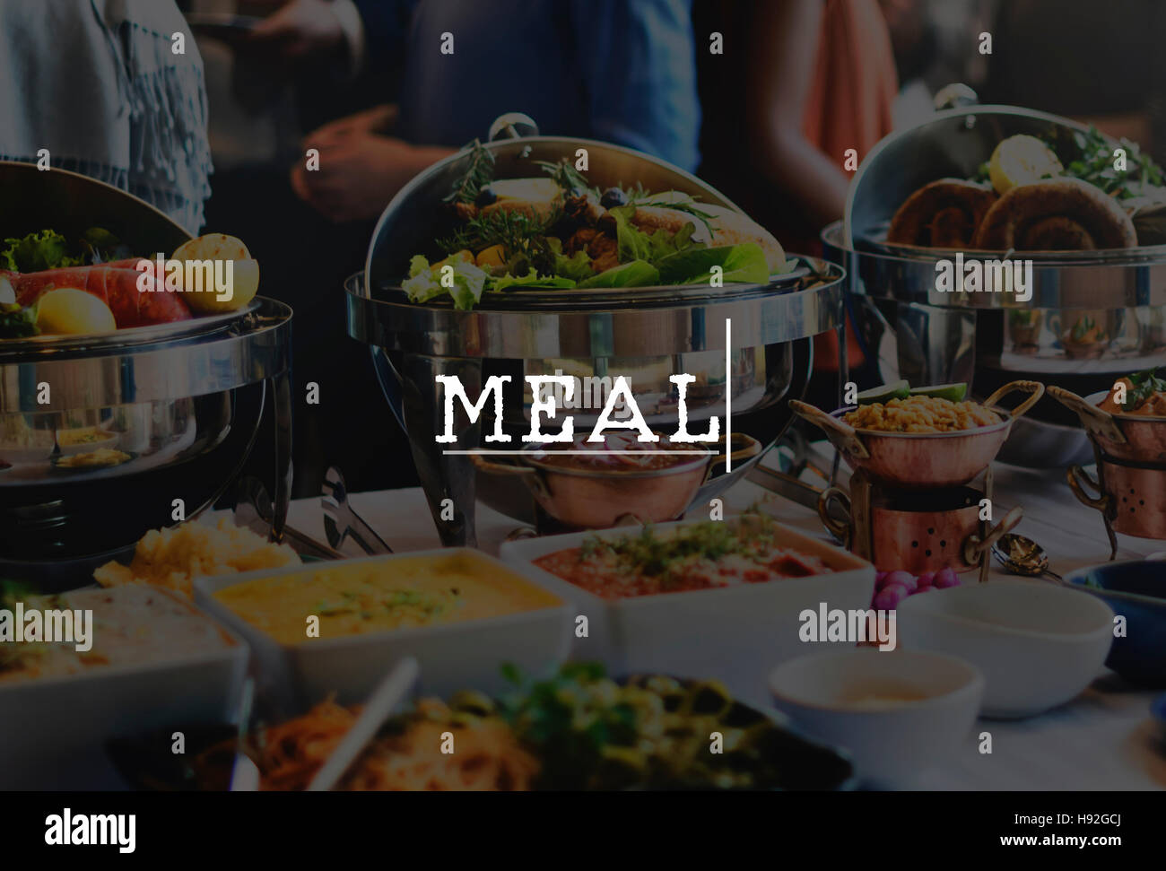 Meal Breakfast Lunch Dinner Food Concept Stock Photo - Alamy