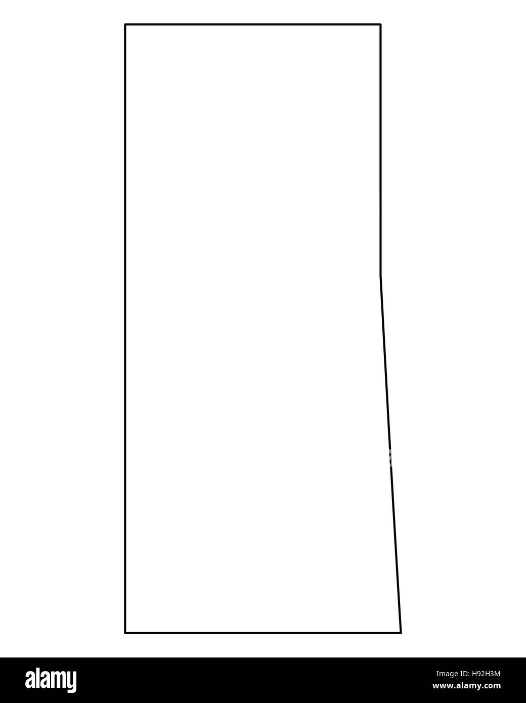 Map of Saskatchewan Stock Photo Alamy