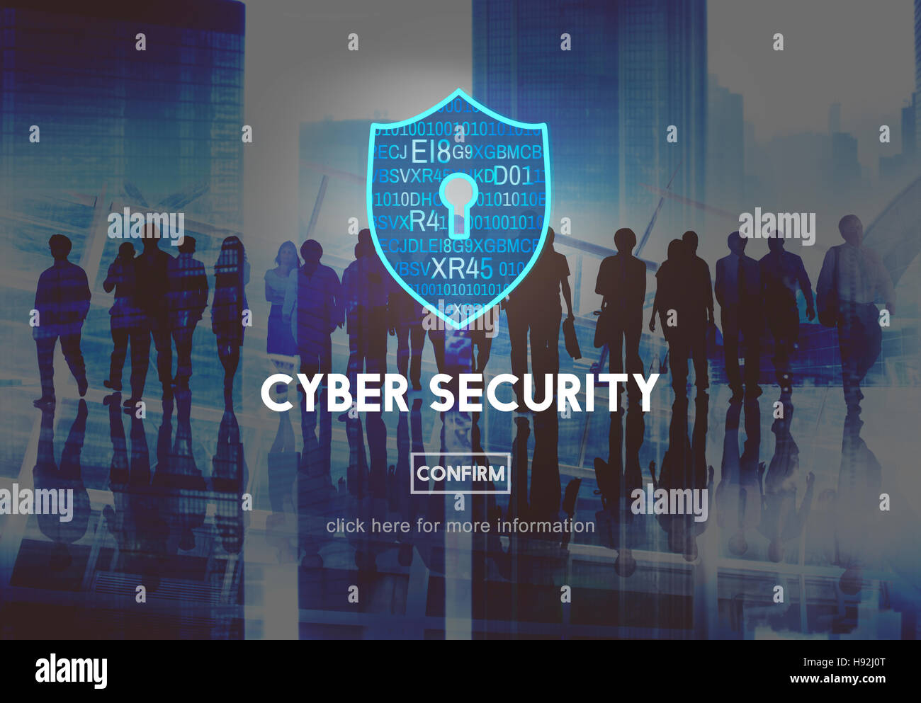 Cyber Security Online Protection Safe Concept Stock Photo