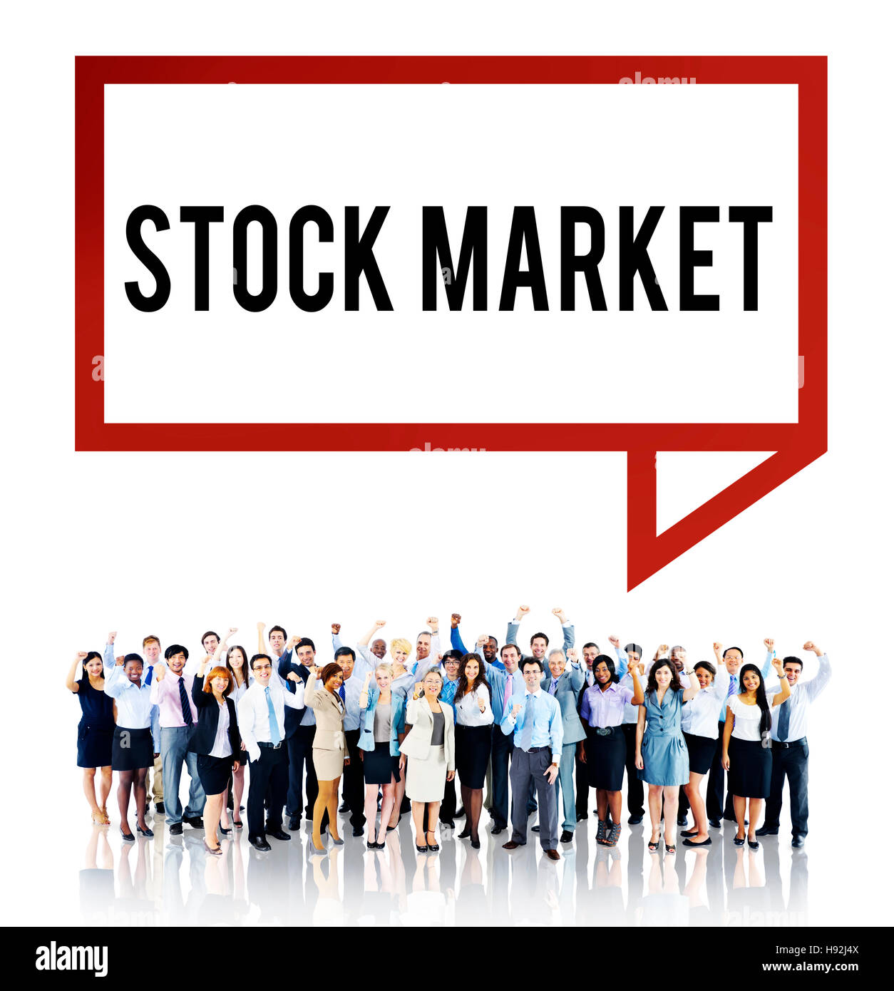 Stock Market Exchange Financial Investment Economy Concept Stock Photo