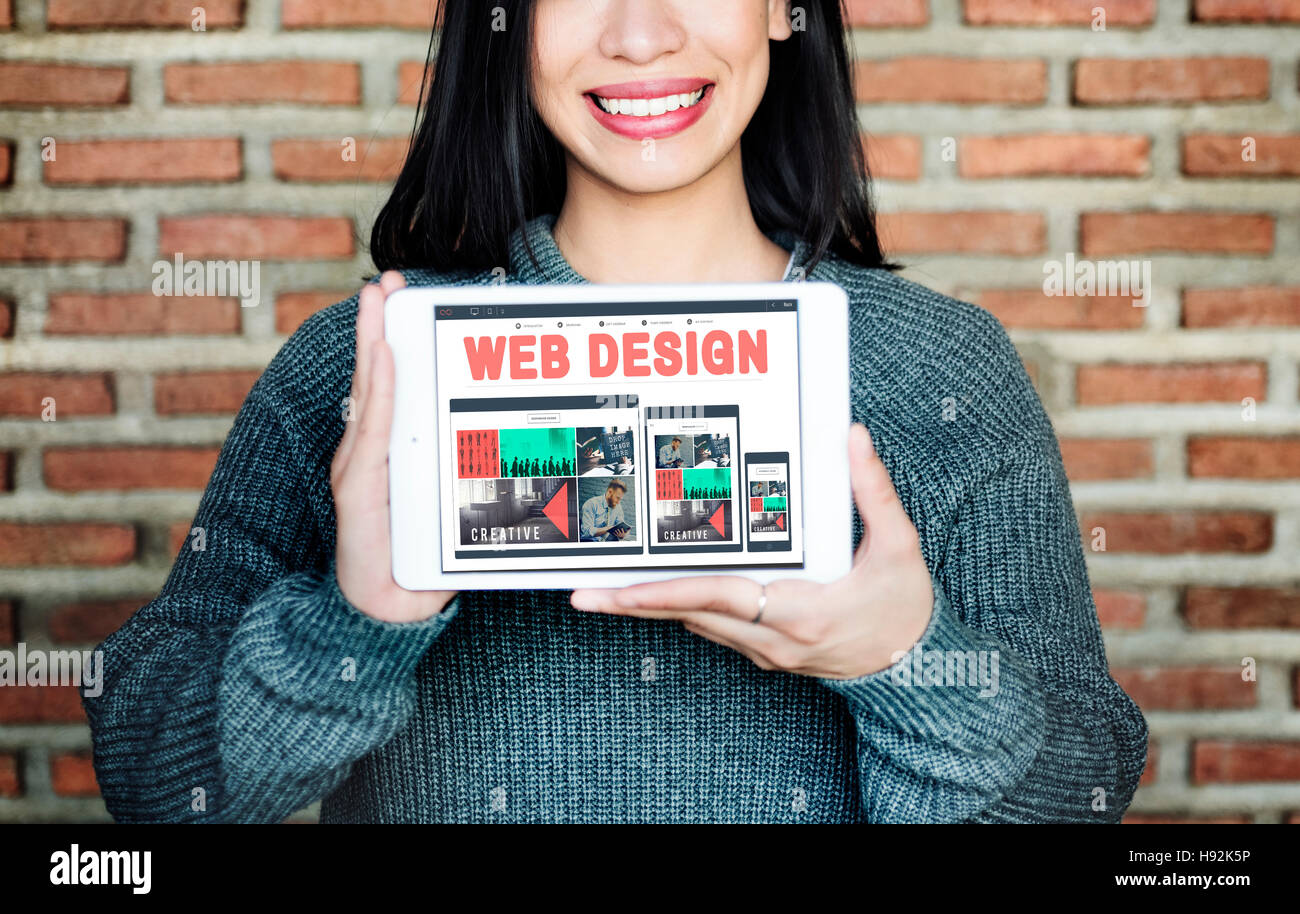 Web Design Technology Browsing Programming Concept Stock Photo