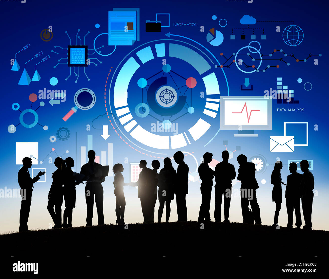 Business People Meeting Planning Discussion Concept Stock Photo - Alamy