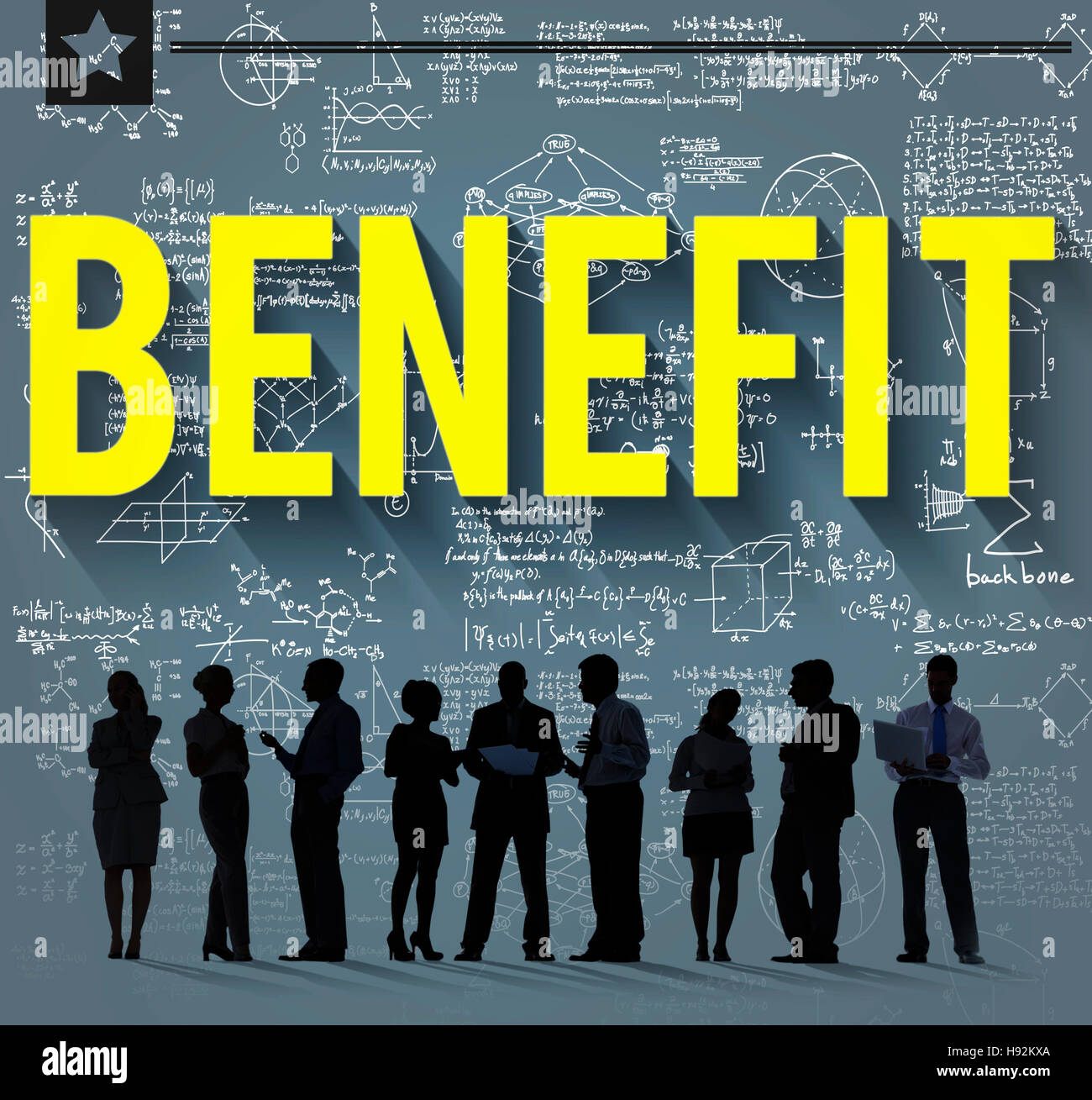 Benefit Income Profit Advantage Welfare Concept Stock Photo