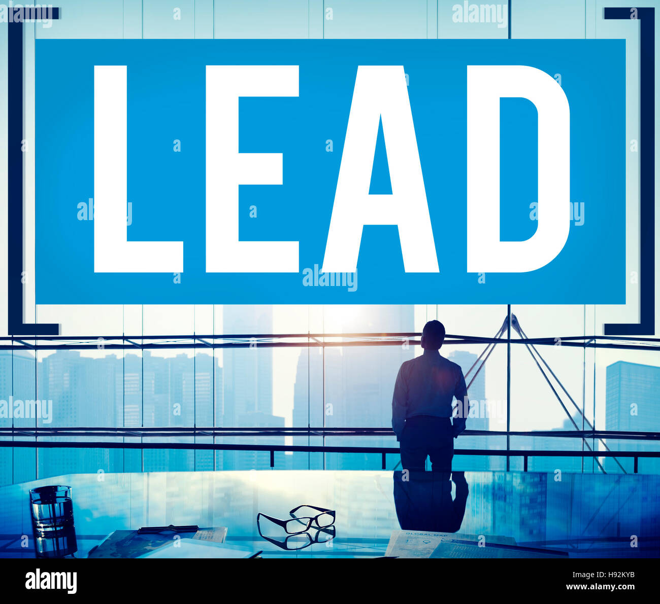 Lead Leader Authority Boss Director Business Concept Stock Photo