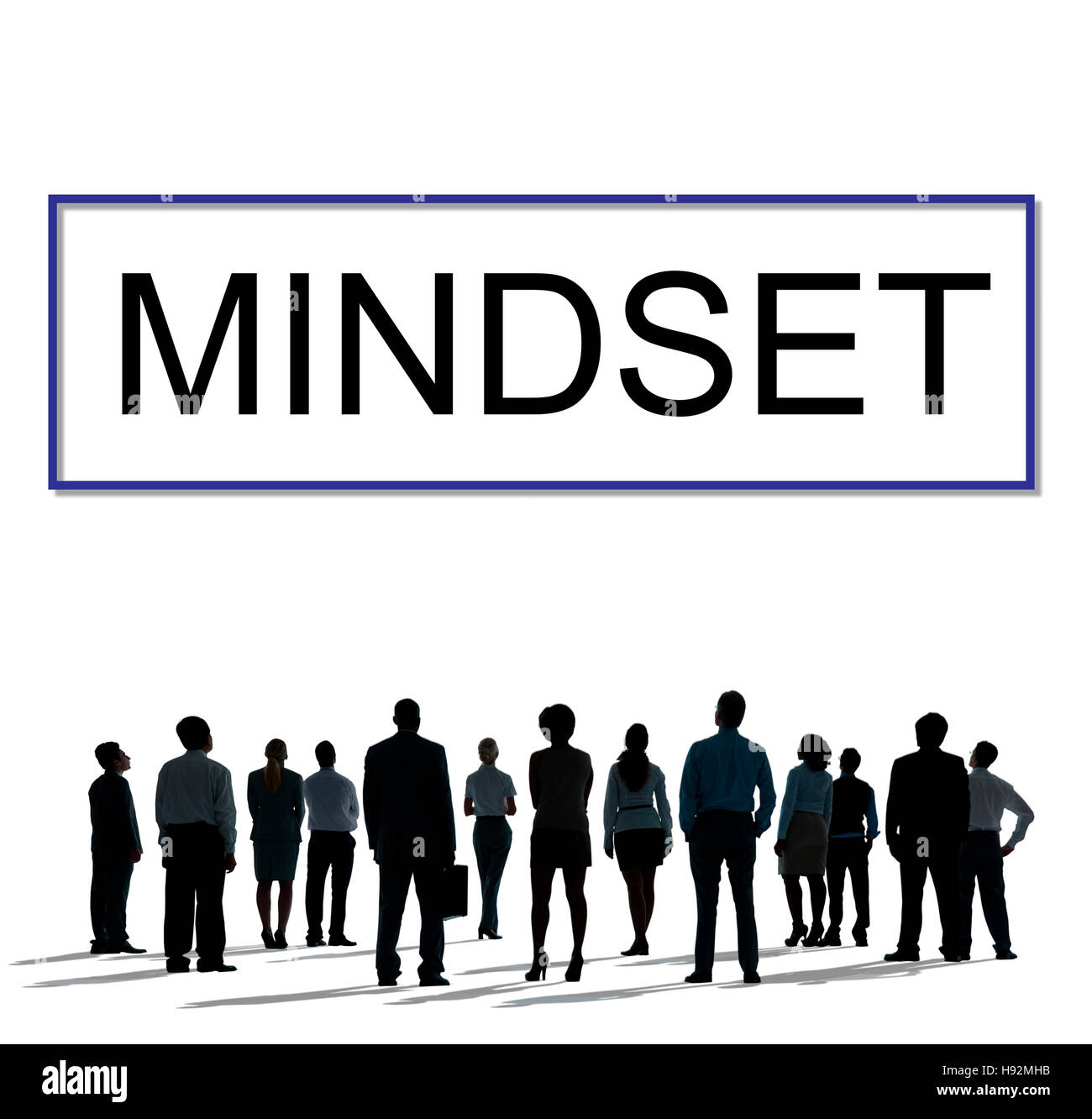 Mindset Belief Discipline Experience Knowledge Concept Stock Photo